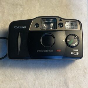 Canon Prima AF-8 35mm Camera in Black vintage